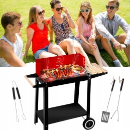 Grill&chill medžio anglies kepsninė su priedais GC0010