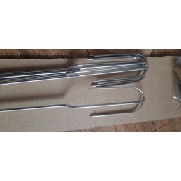Wo 5 130 poles sticks forks stainless steel 130 fire