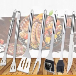 Kepsninės komplektas, priedai, kepsninės reikmenys 21 viename, 4x kilimėliai