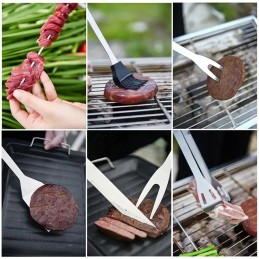 Kepsninės komplektas, priedai, kepsninės reikmenys 21 viename, 4x kilimėliai