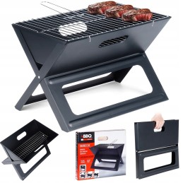 Sulankstomas, nešiojamas, kompaktiškas, kempingas, turistinis, sodo anglis grilis