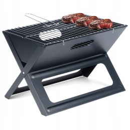 Sulankstomas, nešiojamas, kompaktiškas, kempingas, turistinis, sodo anglis grilis