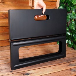 Sulankstomas, nešiojamas, kompaktiškas, kempingas, turistinis, sodo anglis grilis