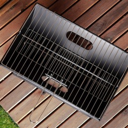 Sulankstomas, nešiojamas, kompaktiškas, kempingas, turistinis, sodo anglis grilis