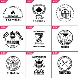 Grilio reikmenų rinkinys, gimtadienio dovana, graviruotojas