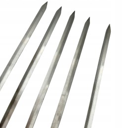 skewer skewers 10 pcs stainless steel grill skewers 44cm + hanger