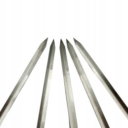 skewer skewers 10 pcs stainless steel grill skewers 44cm + hanger