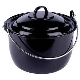 Vengriškas emaliuotas katilas virimui ant ugnies, 3 8 litrai