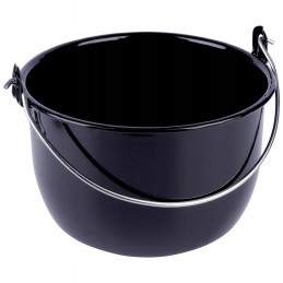 Vengriškas emaliuotas katilas virimui ant ugnies, 3 8 litrai