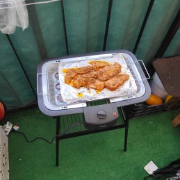 Laisvai pastatomas balkono elektrinis grilis 2400w