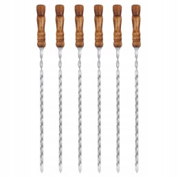 Stainless steel skewers are an essential part of every grilling party.