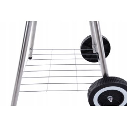 Sodo sferinės anglies kepsninės, didelės grotelės, 41 cm, su dangčiu ir dangteliu