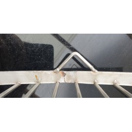 Nerūdijančio plieno grotelės 60 cm, apvalios, pakabinamos inox XL