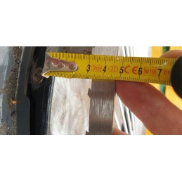 Nerūdijančio plieno grotelės 60 cm, apvalios, pakabinamos inox XL