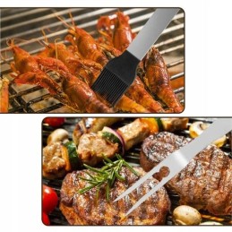 ⭐⭐Plieninio grilio rinkinio priedai 4in1 grilio įrankiai + dėklas super kokybiškas⭐⭐