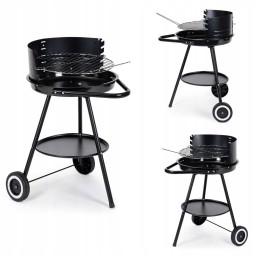 ⬇️ charcoal garden grill with grate adjustment! ⬇️