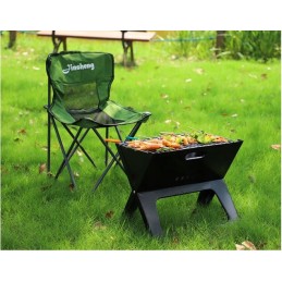 Mobilus turistinis grilis, nešiojamas sulankstomas kepsninė