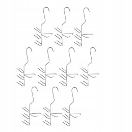 Kabliukai dideliems žuvims rūkyti, 6 peiliukai, 10 vnt