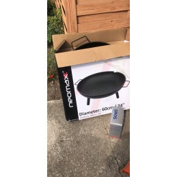 Didelis 60 cm skersmens sodo židinys