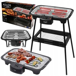 Laisvai pastatomas balkono elektrinis grilis 2400w