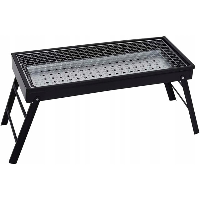 Tourist charcoal grill foldable portable camping bbq large grate