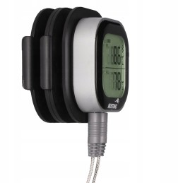 Skaitmeninis grilio termometras su Bluetooth, 2 zondai -50° +300° - mustangas