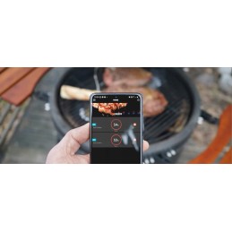 Skaitmeninis grilio termometras su Bluetooth, 2 zondai -50° +300° - mustangas