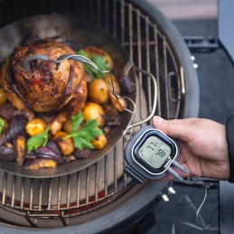 Skaitmeninis grilio termometras su Bluetooth, 2 zondai -50° +300° - mustangas