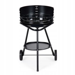 Anglies kepsninė ant ratukų, reguliuojamos didelės apvalios grotelės