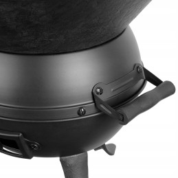 Grilis su anglimis, ketus, sodo katilas, kilnojamasis židinys