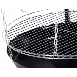 Kepsninė, sodo laužavietė, grilis su grotelėmis, 45 cm, trikojis