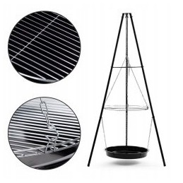 👌_xDC4C_ sodo kepsninė, sodo židinys, reguliuojamas aukštis, trikojo grotelės 👌