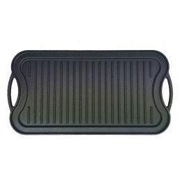 Kahepoolne malmplaat gaasigrillile, malmist grillrest 51x26cm