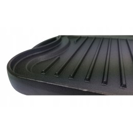 Kahepoolne malmplaat gaasigrillile, malmist grillrest 51x26cm