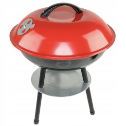 Turistinio sodo anglies grilis, apvalus dangtis