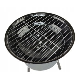 Turistinio sodo anglies grilis, apvalus dangtis