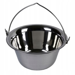 Vengriškas katilas, nerūdijančio plieno puodas, 8 litrai