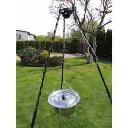 Vengriškas katilas, nerūdijančio plieno puodas, 8 litrai