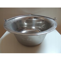 Vengriškas katilas, nerūdijančio plieno puodas, 8 litrai