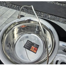 Vengriškas katilas, nerūdijančio plieno puodas, 8 litrai