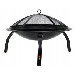 Plieninis židinys su atlenkiamomis kojomis