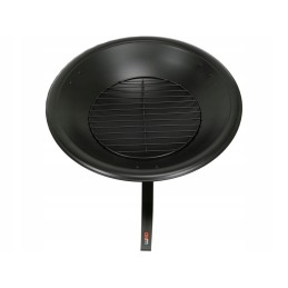 Plieninis židinys su atlenkiamomis kojomis