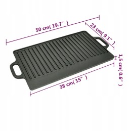Malmist grillplaat 50x23 cm