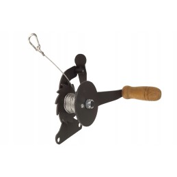 Grill reel with snap hook