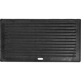 Cast iron plate for gas grill