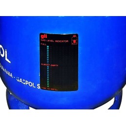 Koler gas level indicator in the lastdrop cylinder