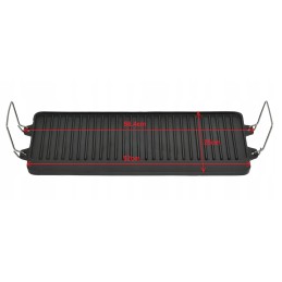 Cast iron grill plate grill pan grate 52x25