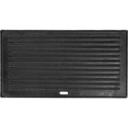 Cast iron plate for gas grill