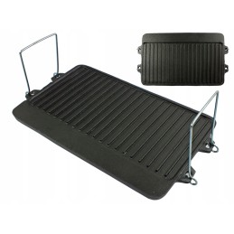 Cast iron plate grill grate 40x25 grill pan