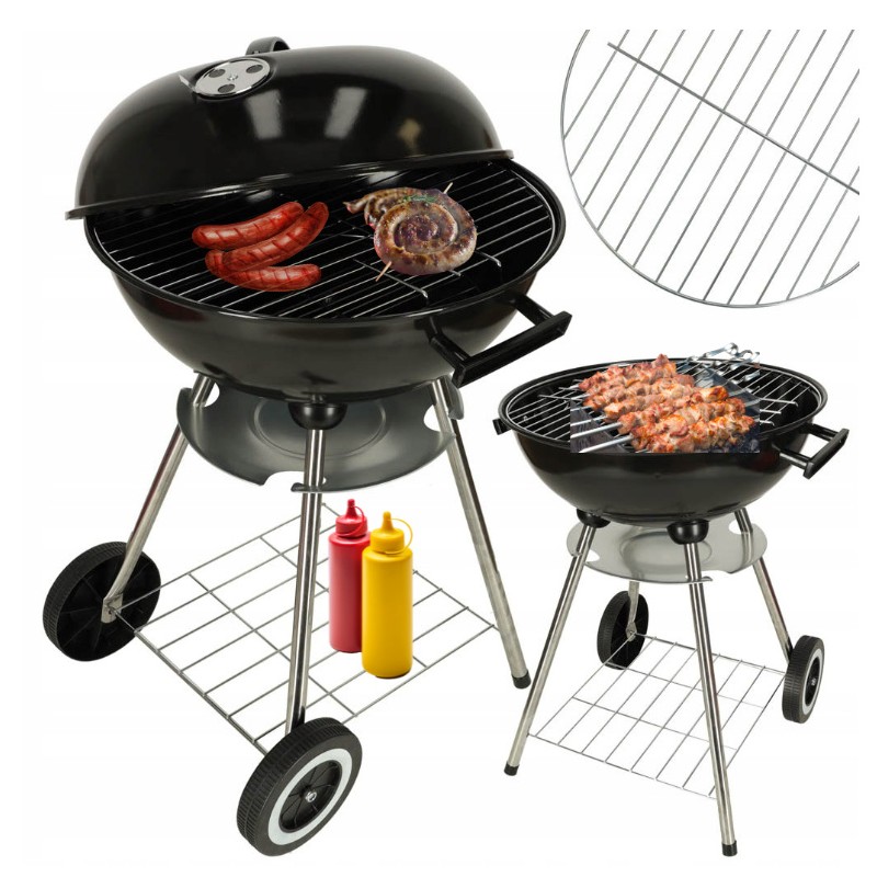 ❇️Sodo anglies kepsninė briketams, uždara, su dangteliu ventiliacijai ir lentyna❇️